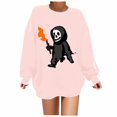 thumbnail image 2 of Futezty Womens Halloween Sweatshirts Graphic Crewneck Tops Casual Sweater Fashion Pullover, 2 of 4