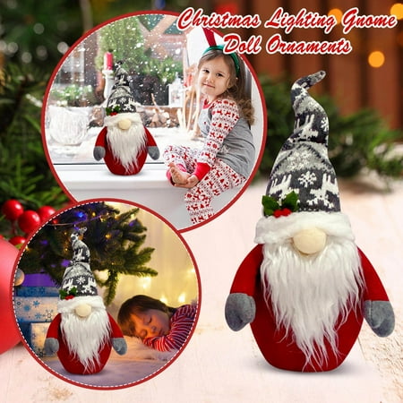 

Leatfisat Home Decor Christmas Plush Decor Witch Scandinavian Tomte Nisse Swedish Table Decorations