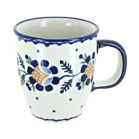 

Blue Rose Polish Pottery Sunflower Coffee Mug