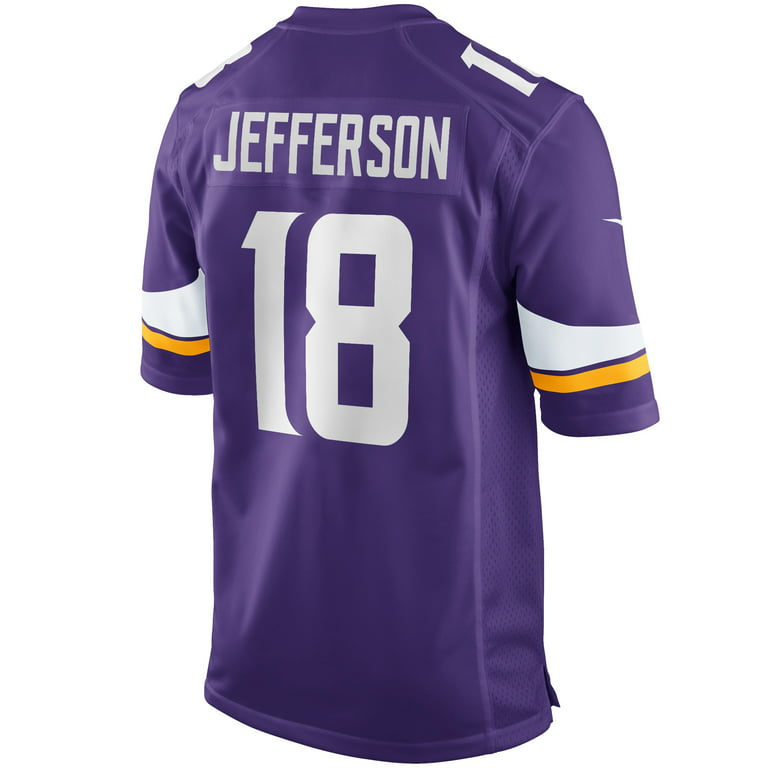 Men's Nike Justin Jefferson Purple Minnesota Vikings Player Game