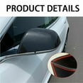 thumbnail image 3 of ALLTIMES Car Rearview Side Mirror Cover for Tesla Model 3 2016-2019, Carbon Fiber Look ABS, 3 of 8