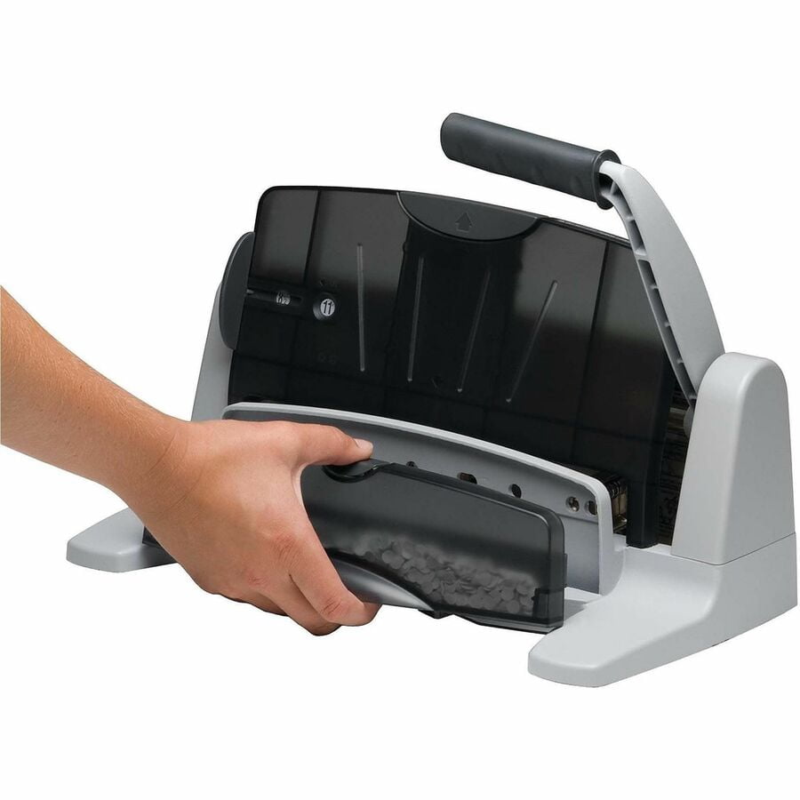 Swingline LightTouch Heavy Duty Punch, 50% Easier, 2-7 Holes, 40 Sheets