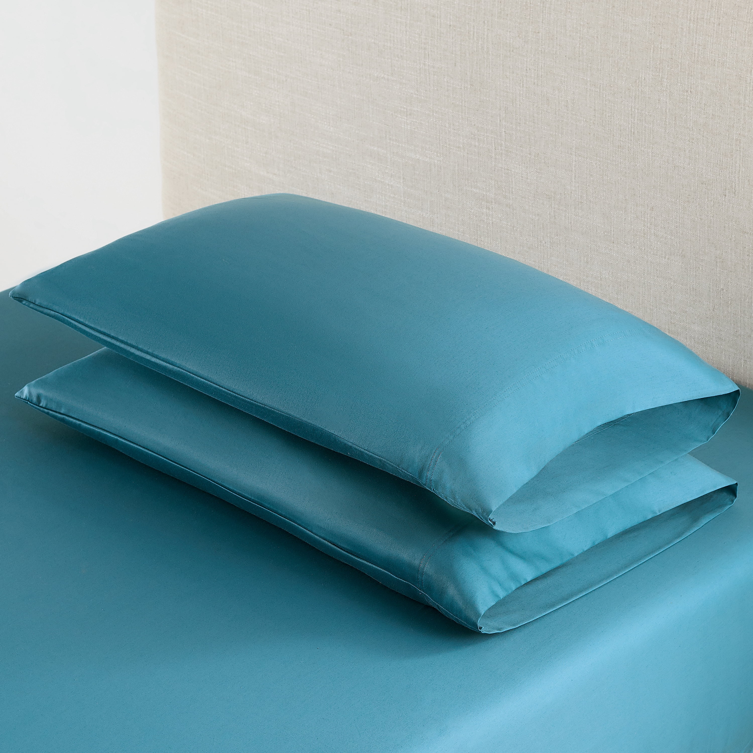 Better Homes & Gardens 300 Thread Count 100% Cotton Wrinkle Resistant Sheet Set, Twin Cool Water