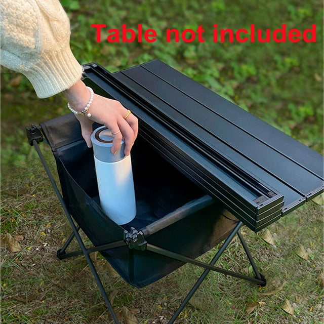 Lingouzi Folding Camping Table Portable Camping Side Tables With