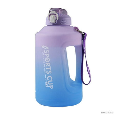 

Water Bottle With Time Marker 1.5L Large Gym Sports Camping Training Bottle