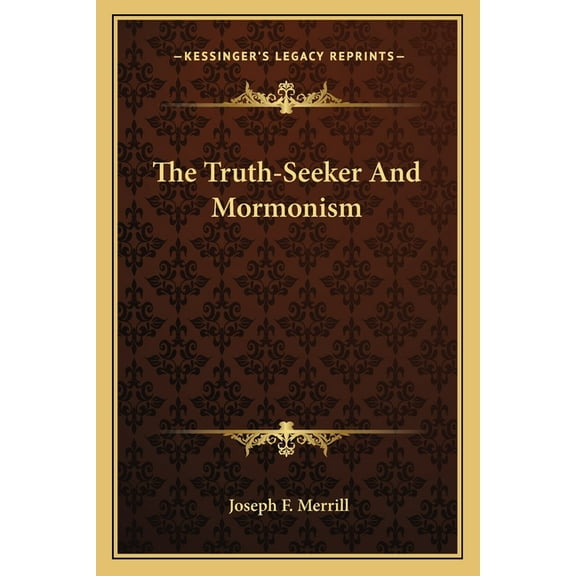 The Truth-Seeker and Mormonism
