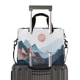 thumbnail image 2 of FORMRS 16" Laptop Bag Carrying Sleeve Case with Handle Travel Shoulder Briefcase, Art Mountain and Sun Pattern, 2 of 8