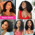 thumbnail image 5 of SUCS Wig Women Rose Full Natural Brazilian net Wigs Looking Wave Black Bob hair wig, 5 of 5