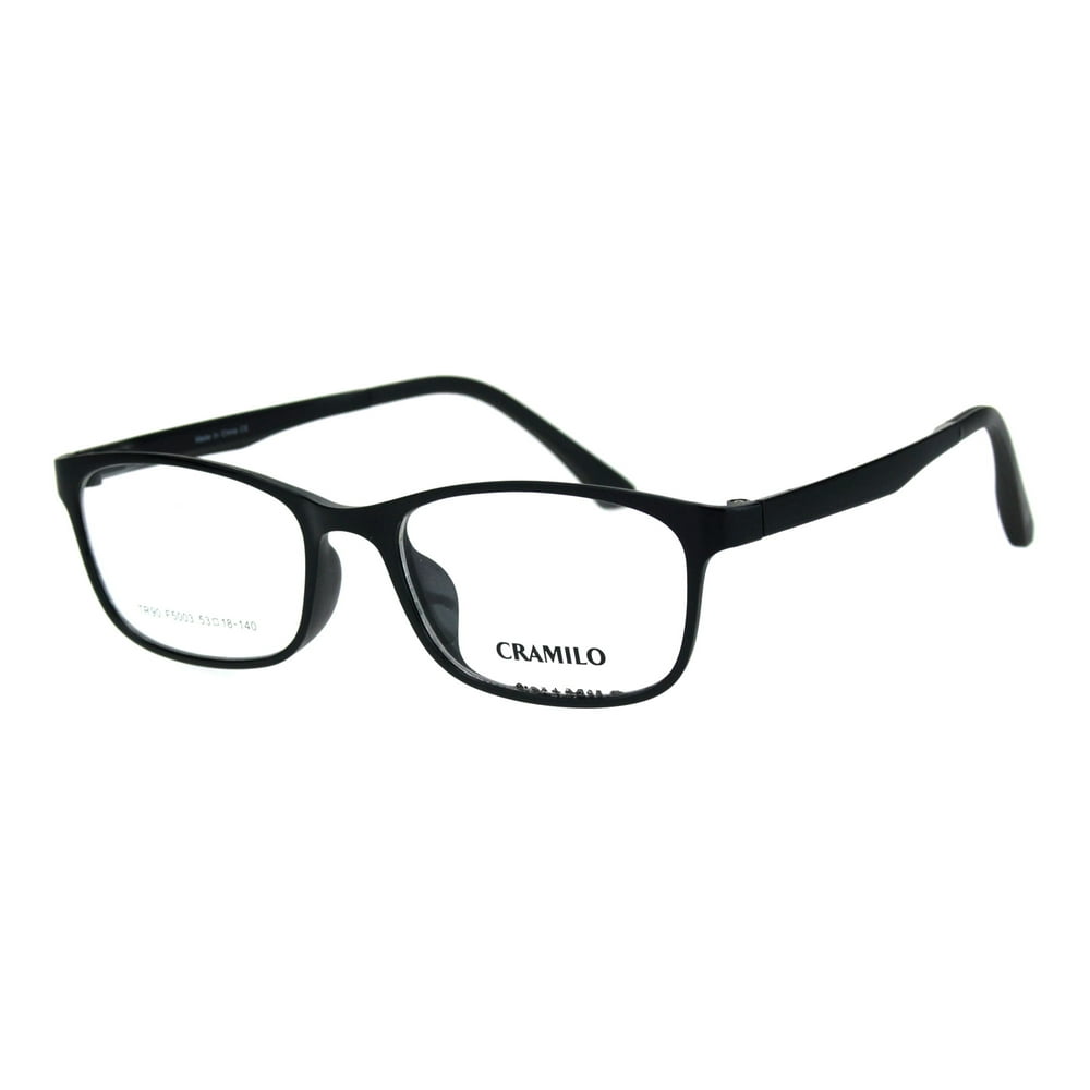Mens Narrow Light Weight Indestructible TR90 Plastic Optical Eyeglasses