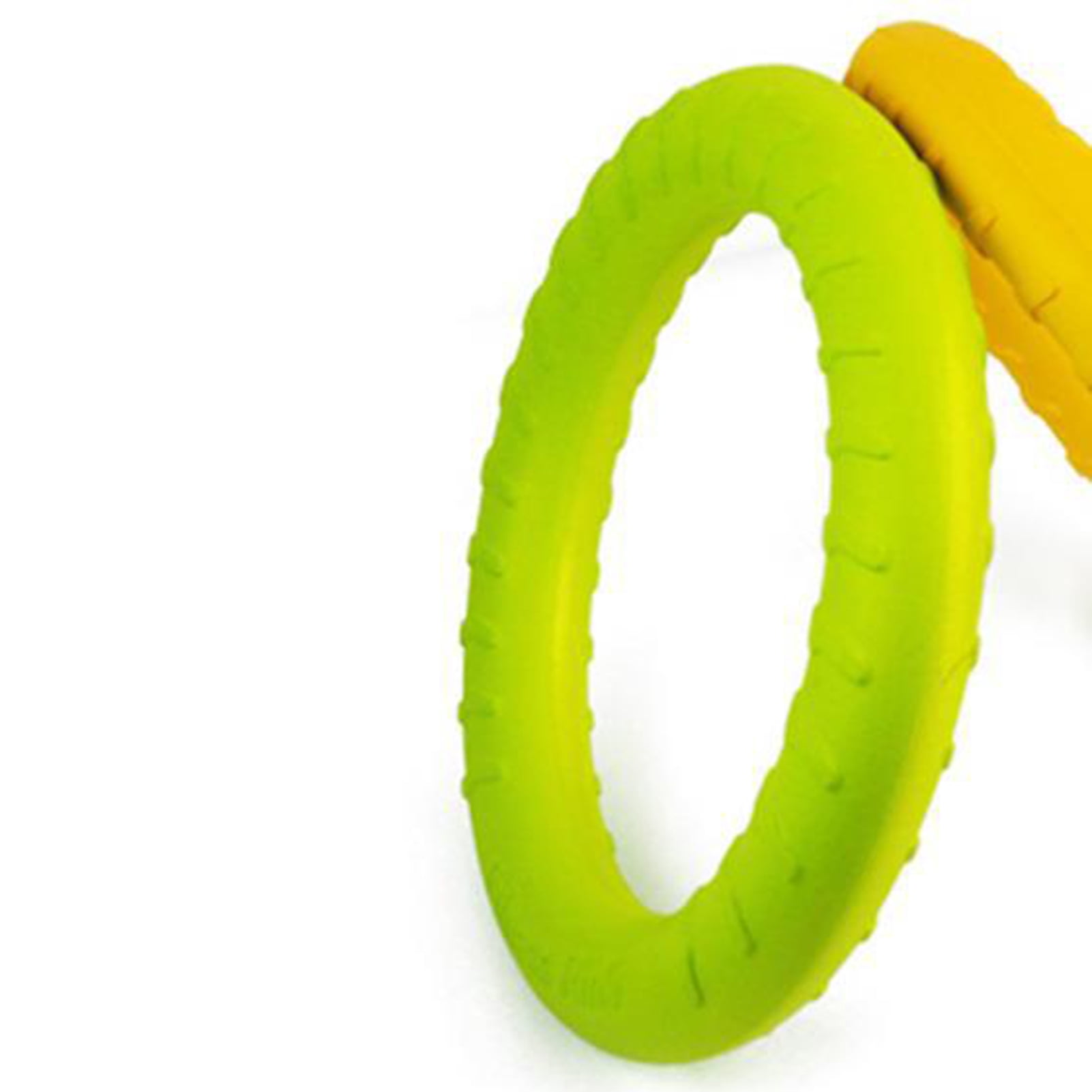 YIFAEUX Dog Toy Lightweight Floating Pet Chew Toy Bite-resistant Interactive Dog Training Ring for Outdoor Activity