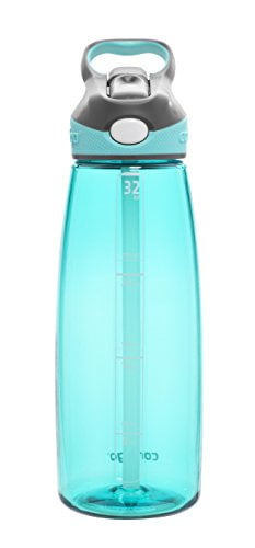 Contigo AUTOSPOUT Addison 32oz Plastic Water Bottle with Flip Straw Ocean Blue 