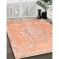 thumbnail image 2 of Ahgly Company Indoor Rectangle Contemporary Mango Orange Abstract Area Rugs, 2' x 5', 2 of 6