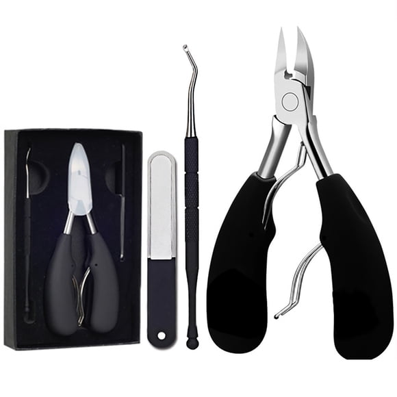 3PCS Nail Clipper Set Professional Toenail Clippers Nail Cutters for Thick Nails