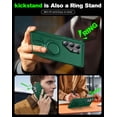 thumbnail image 4 of Oupeigar For Samsung Galaxy S25 Ultra Phone Case,With 360°Spin Stand, With Kickstand,Fit for Magsafe,Military Grade Protection,Shockproof Caset-Green, 4 of 10