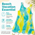 thumbnail image 6 of Girls Swim Cover Up for Swimwear Knit Kids Summer Beach Bathing Suit Coverup Cami Dress for Size 4-7Y, 6 of 7