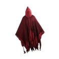 thumbnail image 2 of BELOVING Costume Capes à Capuche Hantées Cosplay pour Fête Performances sur Scène Mascarade Rouge, 2 of 10