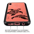 thumbnail image 4 of FINCIBO Slim TPU Bumper + Clear Hard Back Cover for Samsung Galaxy A20 / A30 6.4" 2019, Tropical Turtles, 4 of 6