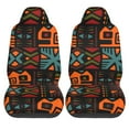 thumbnail image 2 of XMXT 2Pcs Car Seat Cover Decor Protector, African Tribal Decoration Graffiti Front Seat Covers for Cars SUVs, Universal Fit, 2 of 9