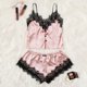 thumbnail image 2 of Lencería sexy para mujer Encaje Satén Tentación Babydoll Ropa interior Camis Bragas Calzoncillos Pantalones cortos Ropa de dormir Calzoncillos Traje Pompotops ulkah937377, 2 of 8