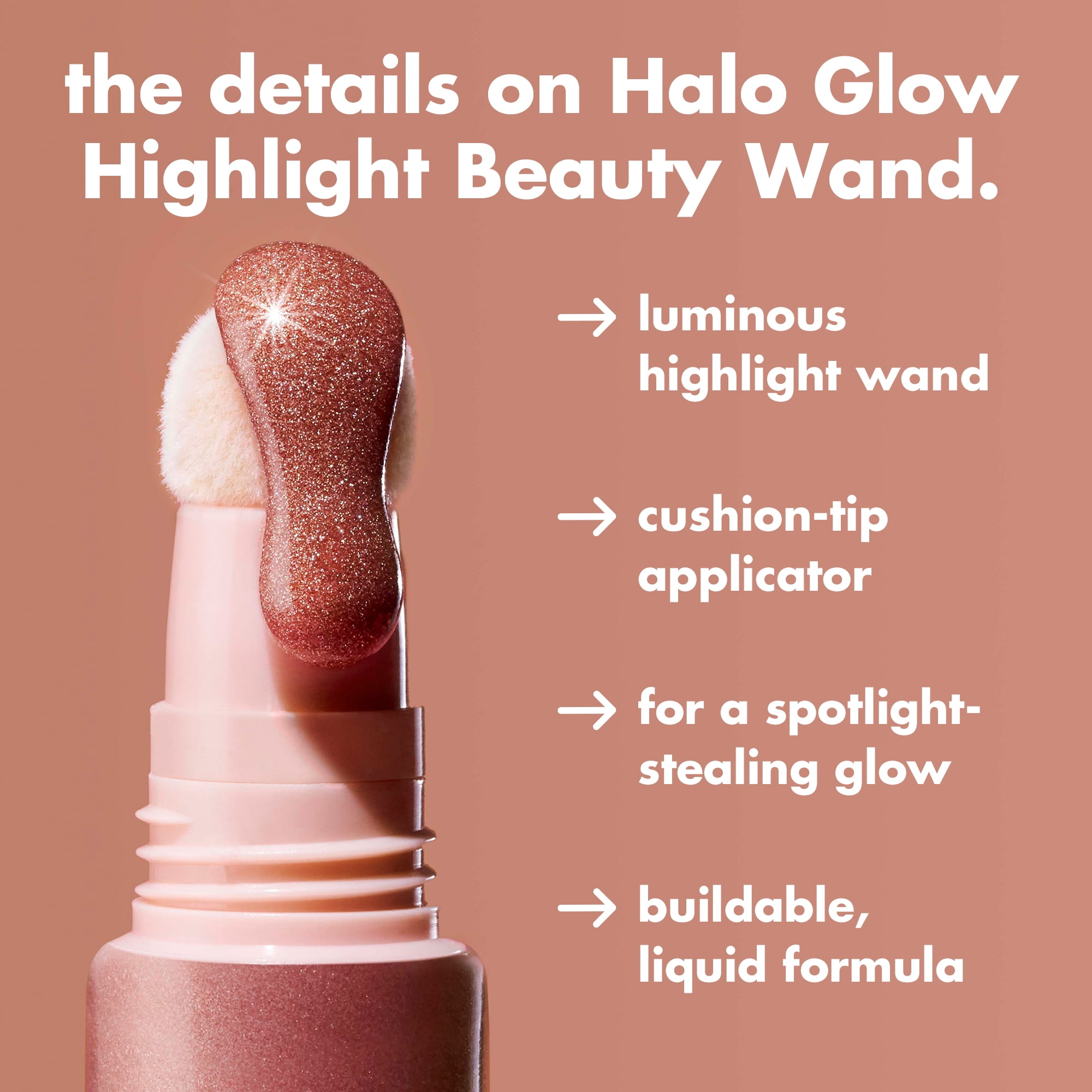 フェイスカラー Glow Vibe Highlighter 09 Pink Halo e.l.f. Halo Glow Highlight Beauty Wand Pink Prism 0.33 fl oz