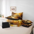 thumbnail image 6 of Homewish Lake House 7-Piece Twin Bedding Set - Yellow Tree Leaves Autumn, 6 of 8