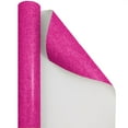 thumbnail image 4 of JAM Paper Hot Pink Glitter Wrapping Paper, All Occasion, 25 Sq. ft, 1/Pack, 4 of 4