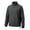 Grey, variant on Men's Quarter Zip Anorak Jacket Stand Collar Windbreaker Pullover With Pocket Casual Outdoor Lightweight Breathable(Gray,L)