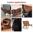 thumbnail image 6 of ELW 9-10 oz. 3.6-4mm Vintage Brown Straps, Belts, Strips 2.5"x60" 6.4x152cm - Belt Grade Latigo Leather for Cowhide Heavy DIY Craft - Pet Collars, Blanks, Accessory, Jewelry, Key Chains, 6 of 9
