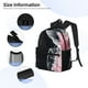 thumbnail image 3 of Easygdp Pink White Ocean Waves Mochila Casual para Portátil, Mochila para Escuela, Viajes, Negocios, 3 of 6
