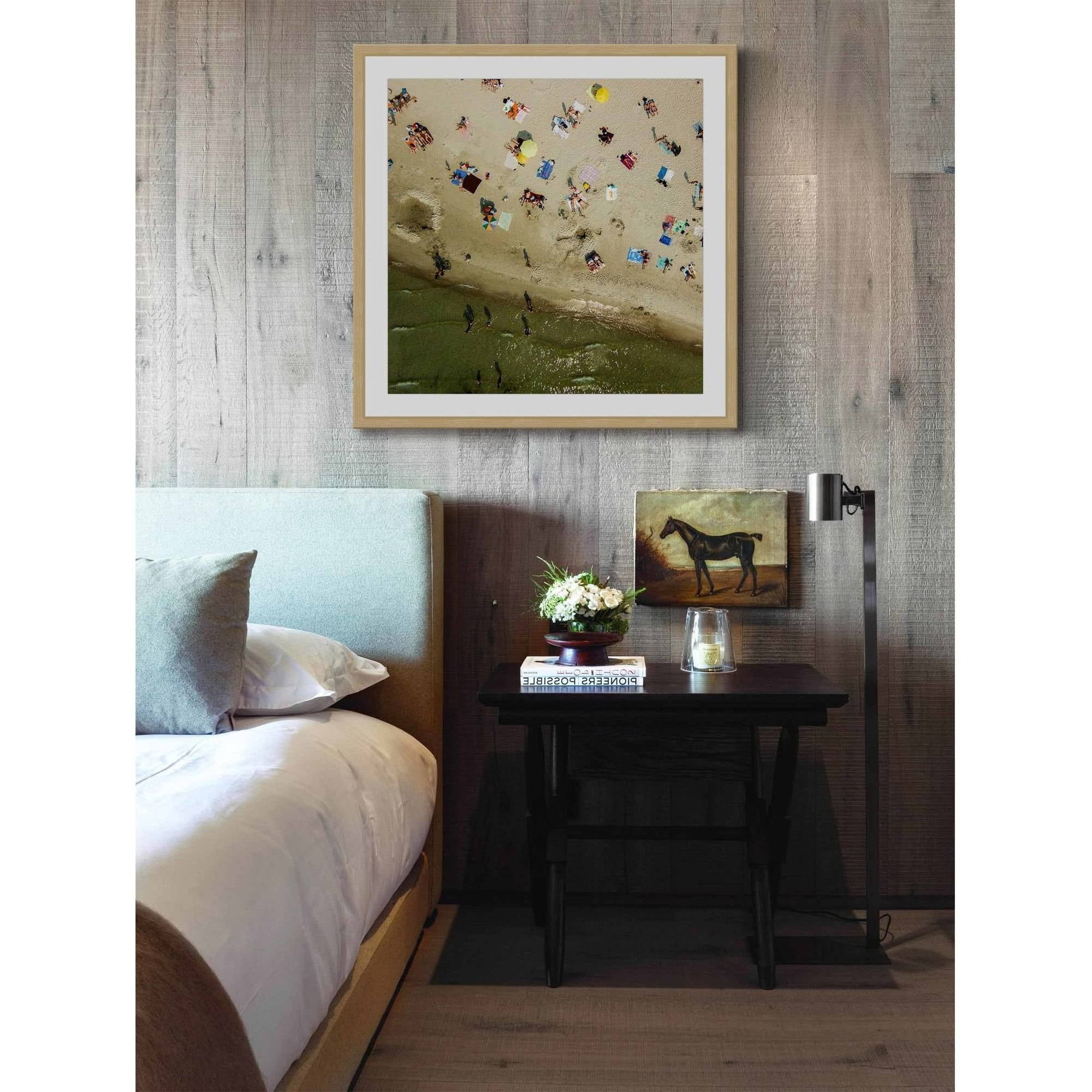 "Beach Goers" Framed Painting Print