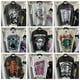 thumbnail image 2 of Nuevo Hell Star, marca urbana de moda, versátil, manga corta, cuello redondo, suelto y delgado para hombres y mujeres102 albaricoque, 2 of 5