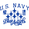 thumbnail image 3 of CafePress - U.S. Navy Blue Angels Squad Men's Classic T Shirts - Men's Classic Cotton T-Shirts, 3 of 3