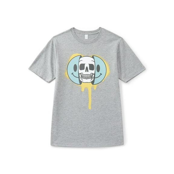 Wonder Nation, Boys' & Big Boys' Graphic Tee, Skull, Sizes 4-18