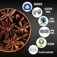 thumbnail image 5 of 5Senses Star Anise Whole Pods | Anís Estrellado | Sonic Essence | Single Origin, Non-GMO, Fairtrade| Aromatic Oriental Spice with Sweet Licorice Flavor (1.75oz/50g), 5 of 7