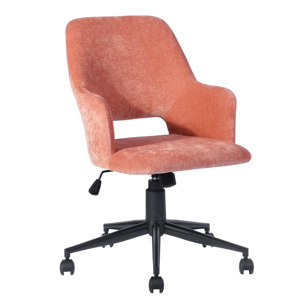 FurnitureR Stylish Task Chair Height Adjustable Rolling Fabric Home