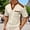 M10-Khaki, variant on Mens Tops Arrival Large Checkered T Shirt Contrasting Color V Neck Short Sleeve Breathable Simple Clothing L Black