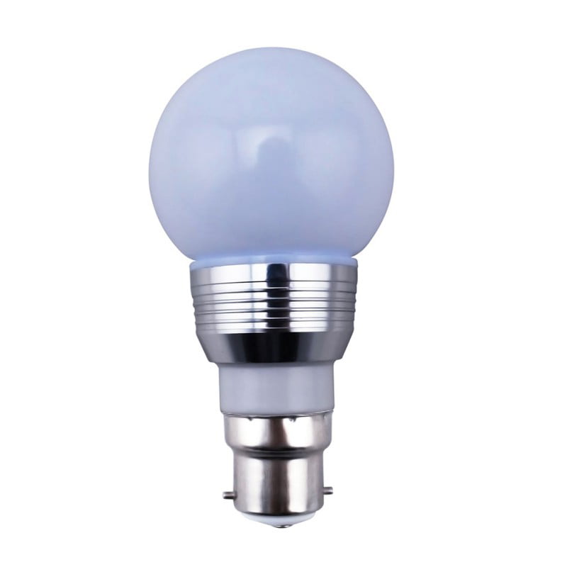 RGB LED Light Bulbs B22 E27 E14 Multi Colour Changing IR Remote Controlled Lamps