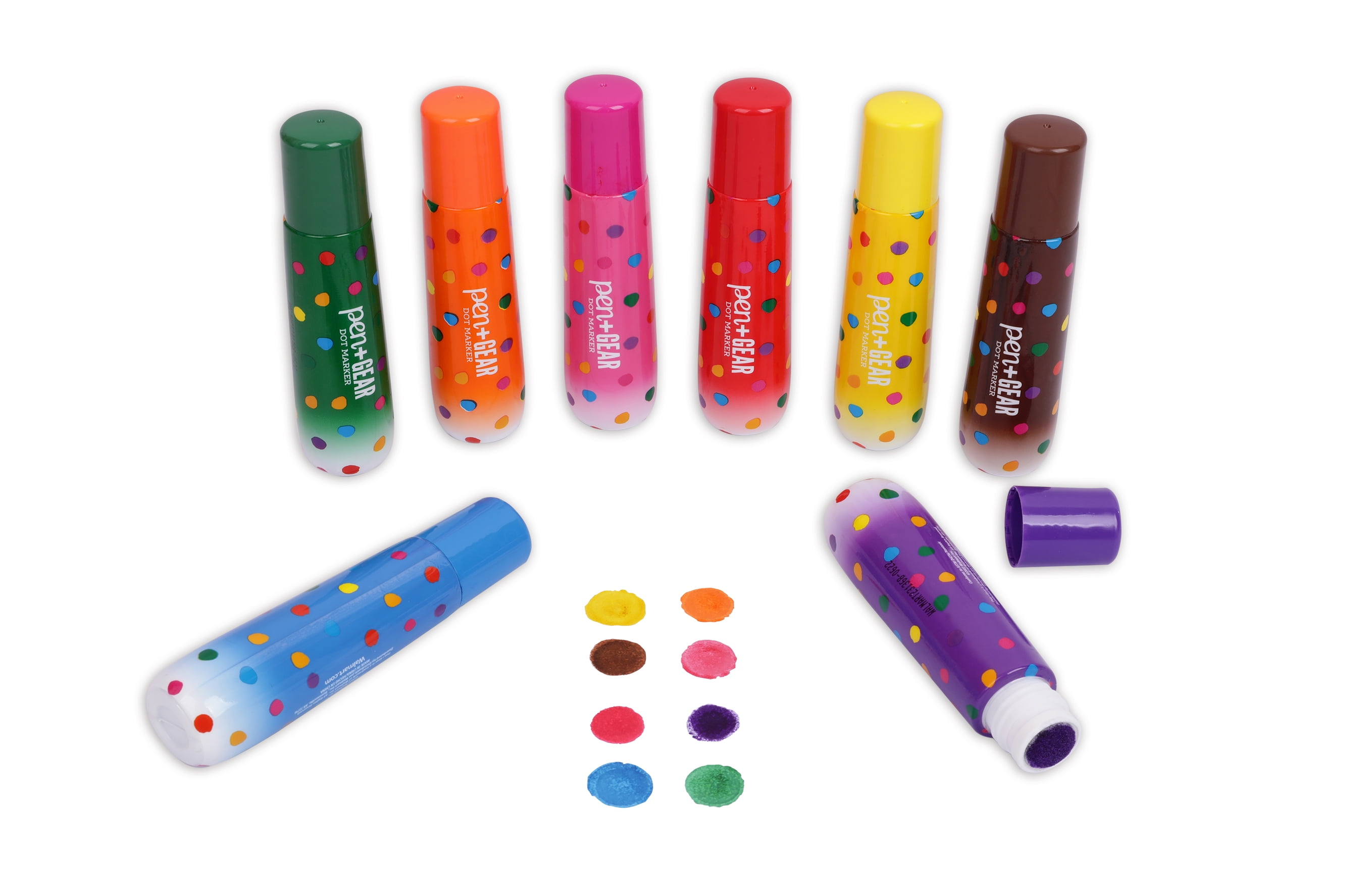Washable Dot Markers, 8 Colors, Dot Markers for Toddlers and Kids, Paint  Dotters for Kids - Mr. Pen Store