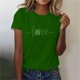 thumbnail image 2 of Mujeres Manga Corta de Verano Tops Impreso Sudadera Casual, Cuello Redondo Blusa Ligera para la Primavera Y el Verano, 2 of 7