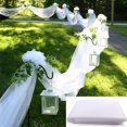 thumbnail image 2 of Decoración de barandilla de fondo de Organza, hilo de boda, tul, tela de cristal transparente, fiesta de cumpleaños, ceremonia de arco de boda, 48cm x 5m, 2 of 4