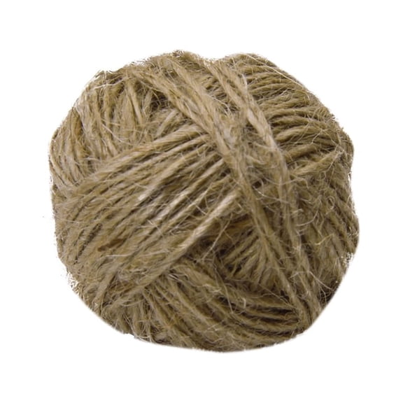 FELTECHELECTR Brown Sisal Jute Twine 1Mm for DIY Crafting Industrial Packing and Garden Applications