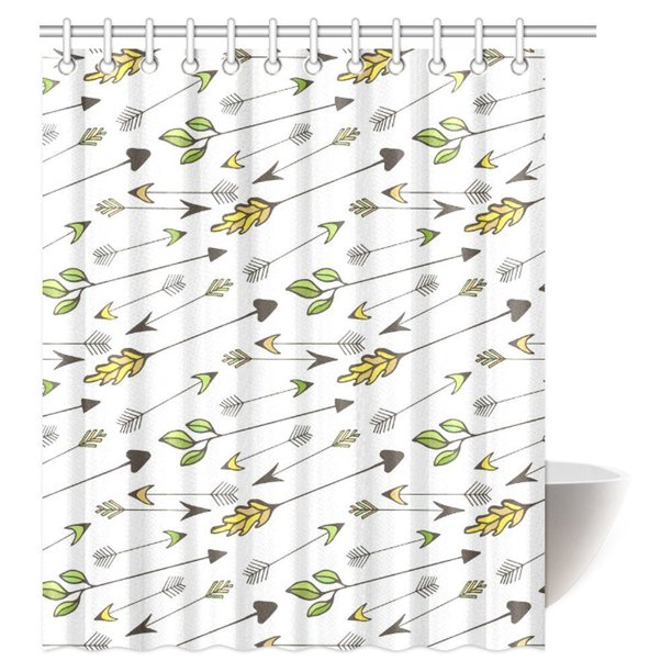 Download MYPOP Traditional Tribal Arrows Shower Curtain, Horizontal ...