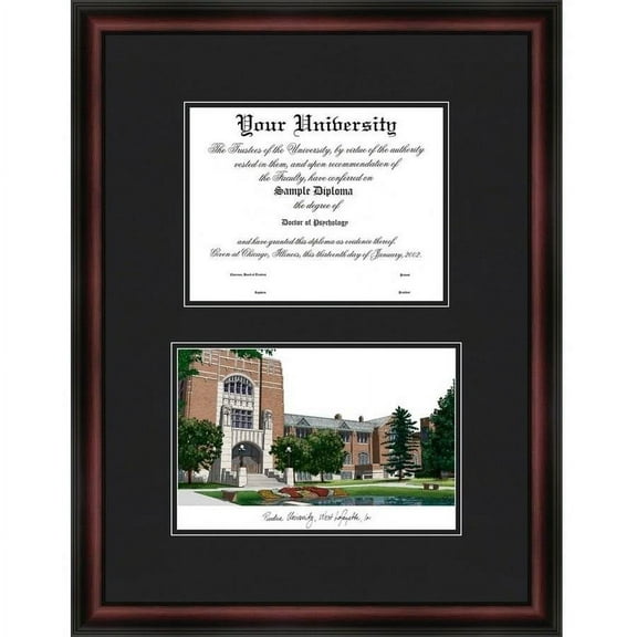 Purdue University 7.625" x 9.625" Diplomate Diploma Frame