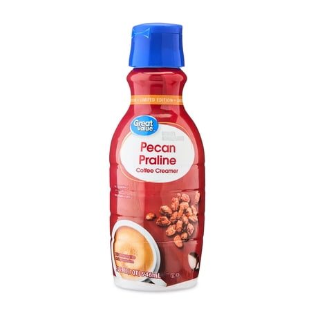 Great Value Pecan Praline Non-Dairy Coffee Creamer, 32 oz