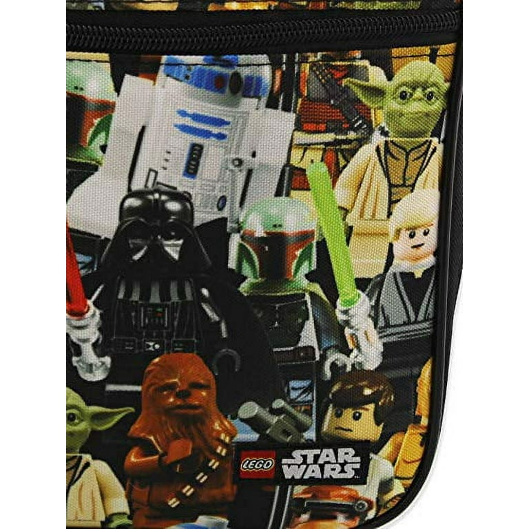 Disney Star Wars Boy's Girl's Adult's Soft Insulated School Lunch Box (One size, Black)