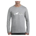 thumbnail image 1 of Mens Long Sleeve T-Shirts - Horse Riding Gift Horses, 1 of 5