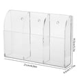 thumbnail image 2 of Moyic Soporte remoto de 3 compartimentos para aire acondicionado, Control remoto acrílico, caja de almacenamiento Personal, papelería, organizador de Almacenamiento y organización del hogar Moyic HA011186-00, 2 of 6