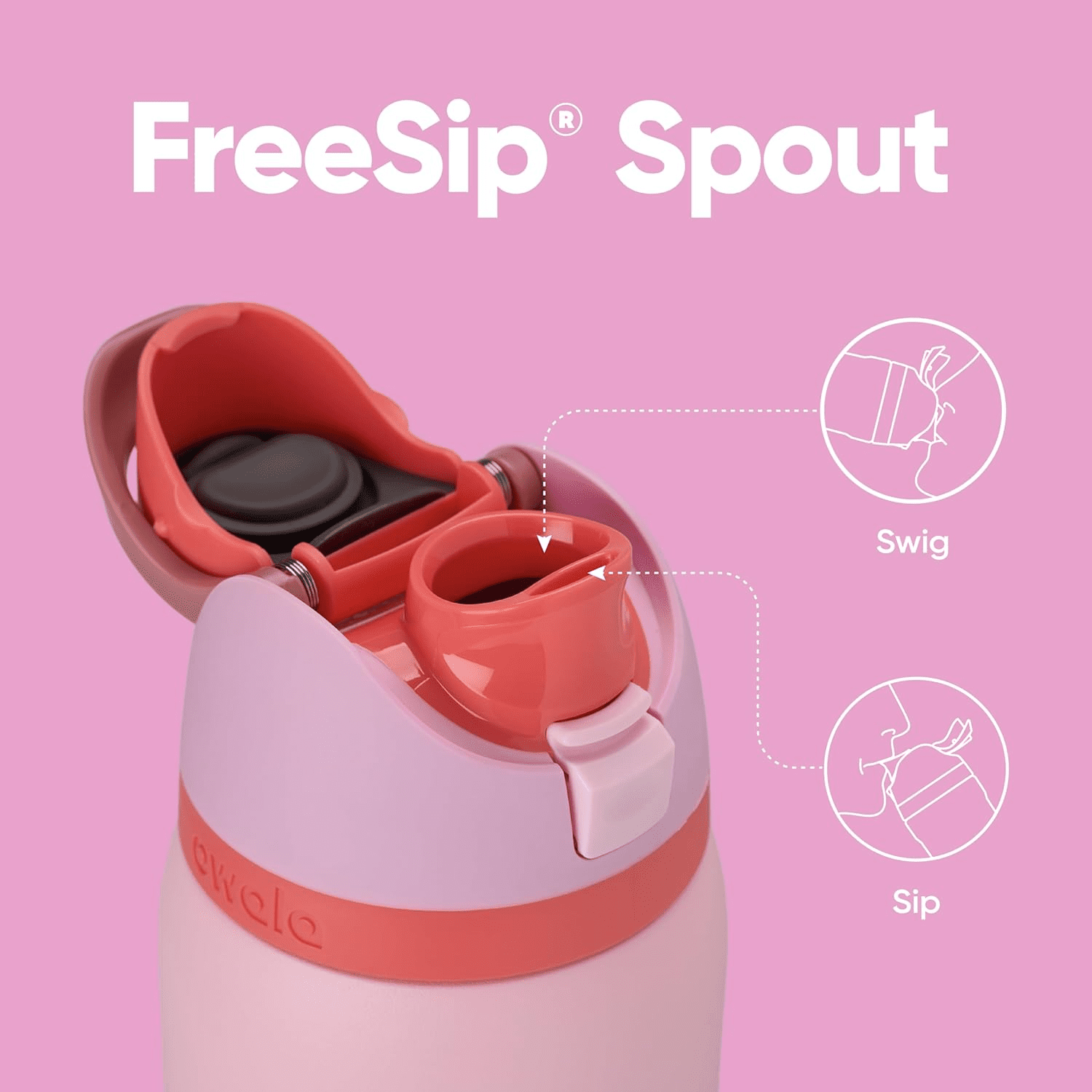 Owala 32 oz. FreeSip Stainless Steel Water Bottle - Ange Food Cake