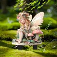 thumbnail image 5 of Rojia Beautiful Fairy Girl Acrylic Garden Stake, Exquisite Forest and Deer Design, Water-proof, Weather-Resistant, Versatile Indoor|Outdoor Decor, All Occasions Ideal Gift, 5 of 7