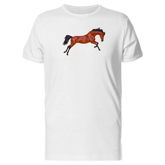 Cartoon Of A Kicking Horse Tee Men's -Image by Shutterstock